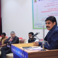 8. Prin. Dr.Devidas Waydande, Addressing the Audience on NEP